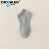 Meias Personalizadas para Homens, Antiodor e Absorventes de Suor, Meias Esportivas de Cano Médio de Cor Sólida para Primavera e Verão, Meias Curtas de Cor Sólida Finas, Meias de Verão para Mulheres