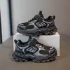 Sapatos Esportivos Casuais Novos Primavera, Outono, Verão 2026, Sapatos de Malha Dupla, Tênis de Corrida, Sapatos Esportivos de Malha Única para Crianças, Meninos e Meninas