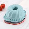 Molde de silicona binaural para tartas de gasa, resistente a altas temperaturas, para tostadas, pan y tartas. Bandeja para hornear. Suministros para hornear. Molde para tartas.