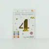 Venta al por mayor estilo INS comercio electrónico transfronterizo 16 pulgadas Exquisitamente empaquetado digital empaque individual de tarjeta de papel globos de papel de aluminio, versión delgada americana