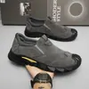 Zapatos de Trabajo Casuales Ligeros de Suela Blanda sin Puntera de Acero para Hombre, para Obra, Primavera y Otoño, Transpirables, Versátiles y Resistentes al Desgaste