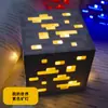 Luminária de Minério de Diamante do Minecraft, Garrafa de Poção que Muda de Cor, Luminária de Noite Modelo de Tocha do Minecraft, Dimerizável