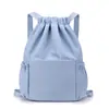 Mochila con cordón transfronteriza cordón nueva de nailon impermeable engrosada bolsa deportiva gran capacidad mochila de viaje al aire libre para mujeres