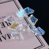 Cuentas de Cristal de Vidrio Checo Coloridas Gota de Agua Flor de Loto Peonía Pétalos Material para Pasadores DIY Estilo Nacional Accesorios para el Cabello Cuentas de Vidrio