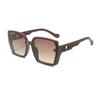 Ingrese D nuevas gafas de sol cuadradas de montura grande retro para mujer gafas de sol avanzadas para conducir al aire libre para viajar protección solar