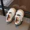 Otoño 2026 Nuevos Zapatos de Cuero para Niña Zapato de Bebé con Lazo Flor Pequeña Zapatos de Princesa para Exteriores Suela Suave Cómodos Zapatos para Niños