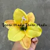 Flor Artificial DIY Grampo de Cabelo Cabeça de Flor de Lírio Pequena Flor para Sapato Flor para Chapéu Decoração de Mesa de Jantar em Casa Acessório de Cabelo Flor de Seda Decoração