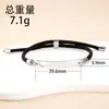 Materiales de Impresión a Color y Grabado Transfronterizos, Pequeños Regalos, Etiquetas Curvas, Pulseras Tejidas, Regalos Navideños Huecos con Forma de Corazón de Acero Inoxidable