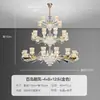 Lustre de cristal de luxo, de alta qualidade e elegante, adequado para sala de estar, sala de jantar e quarto, com iluminação que cuida dos olhos, garantia de 6 anos, luminárias de Zhongshan e outras opções