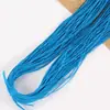 Banda elástica redonda de 0.8-2.0 mm, cordón elástico de látex colorido para joyería, manualidades hechas a mano y pulseras