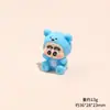 Desenho Animado Fofo Shin-Chan Personagem 3D Acessórios de Resina Criativos Feitos à Mão DIY Decoração de Mesa Carro Enfeites de Resina