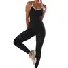 Amazon Comercio Exterior Transfronterizo Conjunto de Yoga de una Pieza para Mujer, Mono con Espalda Descubierta de Tirantes y Lunares, Pantalones Largos Ajustados, Ropa Deportiva para Fitness