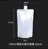 Bolsa con Boquilla de Papel de Aluminio Puro Bolsa Dispensadora de Líquidos de Agua Rica en Hidrógeno Bolsa Espesada para Leche de Soya Bolsa de Empaque para Llevar Cerveza Jugo Bebida