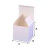 Caja Blanca Pequeña, Caja de Embalaje de Tarjeta Blanca, Papel Especial Kraft, Caja de Papel de Cobre Individual, Estampado en Caliente, Laminación, Impresión Offset, Personalización de Logo Según Dibujos