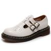 Zapatos Mary Jane Epiden Transfronterizos 8065 Piel Genuina Caña Baja Zapatos Pequeños de Cuero para Mujer Estilo Británico Zapatos Casuales de Moda para Estudiantes