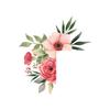 Nuevo fun-kg37 hojas de peonía rosa pegatinas para interruptor decoración del hogar pegatinas de pared al por mayor autoadhesivas