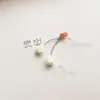 Al por mayor En stock 6 mm Ágata Cuentas Espaciadoras Colgante Pulsera DIY Accesorios Hechos a Mano con Pulsera de Cuentas Borla Pequeña Flor de Osmanthus Vaina de Loto