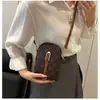 2025 Nuevo Estilo de Verano Bolso Cruzado Personalizado para Hombro para Mujer Diseño de Nicho Casual Textura Simple Bolsa Cuadrada Pequeña