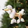 Novo produto transfronteiriço: Pingente decorativo de floco de neve de Natal em PC dourado, adereço decorativo DIY para árvore de Natal, enfeite para pendurar doce