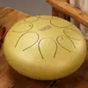 [Instrumento Musical Huashu] Tambor Etéreo de 8 Tonos de 10 Pulgadas, Lengua Redonda, Plato de Percusión Vacío de Color, Tambor de Lengua de Acero, Instrumento de Percusión para Principiantes