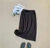 Saia de camada de ar de perna reta com cordão, aspecto de papel, cintura alta, fenda traseira, cobre o quadril, modeladora, comprimento médio, lápis, casual, saia