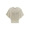 Suéter de punto de verano para mujer, nuevo diseño, estilo perezoso de nicho, mangas murciélago, top de punto que ciñe la cintura, envío transfronterizo