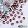Decoración de Diamante de Cristal para Uñas con Forma de Copo de Nieve de 6 mm Joyería Popular para Uñas Diamante con Base Puntiaguda Super Brillante Diamante de Forma Especial Super Brillante Venta al Por Mayor