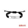 Pulsera transfronteriza europea y americana de acero inoxidable doce constelaciones tejida a mano acero inoxidable curvada marca letras pulsera de acero de titanio al por mayor