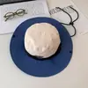 Nuevo Sombrero de Pescador Retro de Trabajo con Bloques de Color y Letras para Mujer, Sombrero de Sol para Senderismo al Aire Libre en Verano, Sombrero de Montañismo con Protección Solar