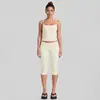 Conjunto de roupa fitness feminina transfronteiriço com alças duplas, secagem rápida, lindo conjunto de regata esportiva com costas trabalhadas, conjunto de roupa casual para corrida e yoga