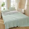 Edredón Fresco de Seda Helada para Verano, Edredón de Aire Acondicionado, Lavable a Máquina, Individual y Doble, Dormitorio Estudiantil, Edredón Delgado de Verano