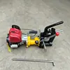 Máquina portátil de perfuração de trilhos a combustão interna, fácil e estável para fixação de trilhos, máquina de perfuração de trilhos a combustão interna para ferrovias
