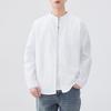 Camisa Dan Baoni para Hombre Cuello Pequeño Negocios Ligeros Camisa de Hilo Oxford Japonés Moda Masculina Camisa de Manga Larga Versátil para Hombre
