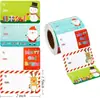 Adesivos de Desenho Animado Populares da Amazon Decoração de Feriado de Natal Série de Presentes Adesivos Autoadesivos Adesivos de Selagem de Rótulos