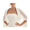 Chal Delgado Europeo y Americano Nuevo Primavera y Otoño Verano Chifón Fiesta Nupcial Pequeño Wape Protector Solar Transpirable Vestido de Mujer con Mangas
