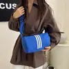 Bolso Pequeño Cuadrado Retro Versátil Personalizado para Mujer, Gran Capacidad, Bolso Cruzado de Nylon, Bolso Casual de un Solo Hombro para el Día a Día, Piel Suave
