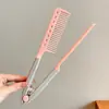 Peines de Alta Gama Coreanos y Japoneses, Pinzas de Estilismo para Mujer, Herramienta para Dar Volumen al Cabello, Peine Alisador y Rizador