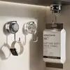 Gancho de Ventosa Hogareño Fuerte Pegajoso sin Taladro Gancho de Vacío sin Rastro para Cocina Baño Inodoro Estante de Almacenamiento
