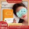 Máscara de Olhos a Vapor de Losna para Dormir, Bloqueadora de Luz, Sem Pressão nos Olhos, Compressa Quente para Aliviar a Fadiga Ocular, Máscara de Dormir para Olheiras, Uso Externo