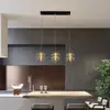 Modelo 2026 Luminária Pendente de Acrílico para Restaurante Moderna Minimalista Luminária de Mesa para Sala de Jantar Balcão de Bar Luminária Pendente Tendência para Quarto