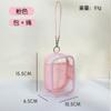 Bubble Mart Bolso de Paseo para Bebé Estilo Japonés Almacenamiento de Muñecas Transparente 16cm A Prueba de Polvo Tejido Ligero Bolsa Colgante para Jardín Bolsa de Almacenamiento para Dolor