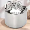 Aço Inoxidável 304 10L Cabeça Única, Cabeça Dupla, Cabeça Tripla Balde de Limpeza para Máquina de Cerveja Artesanal, Equipamento de Limpeza de Tubulação para Máquina de Cerveja