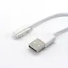 Cable Conector Magnético Pogopin de 2 Pines Estándar, Espaciado de Conector Magnético 2.84+Cable de Datos Moldeado USB