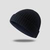 Chapéu de melão Yuppie vintage estilo coreano outono e inverno chapéu de malha chapéu de lã abobadado masculino chapéu de albergue feminino chapéu de melancia na moda