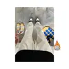Pantalones cortavientos de corte diagonal con forro polar y engrosados para hombre, otoño e invierno, estilo americano de alta calle, pantalones de pierna ancha, marca de moda, pantalones casuales rectos y holgados