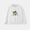 Suministro Transfronterizo 25 Años Sudadera de Manga Larga para Niños Otoño Nuevo Navidad Estampado de Alce Tejido Sudadera Top para Niños