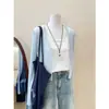 Cardigã de tricô elegante e versátil para o verão, de abotoamento simples, com proteção solar, mangas compridas e corte justo na cor azul claro