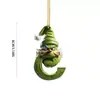 Decorações de Natal Transfronteiriças Novas de 26 Letras Monstro Verde Decorações de Árvore de Natal Grinch Enfeites de Presente de Feriado