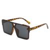 Gafas de Sol Infantiles de Moda Gafas para Bebés Hombres Cuadradas Marco Grande Huecas Una Pieza Copia Gafas Europeas y Americanas para Mujeres Niños