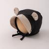 Chapéu de bebê primavera e outono fino fofo super fofo protetor solar chapéu primavera rosto bolsa pequeno mês idade puro algodão guarda-sol chapéu pescador